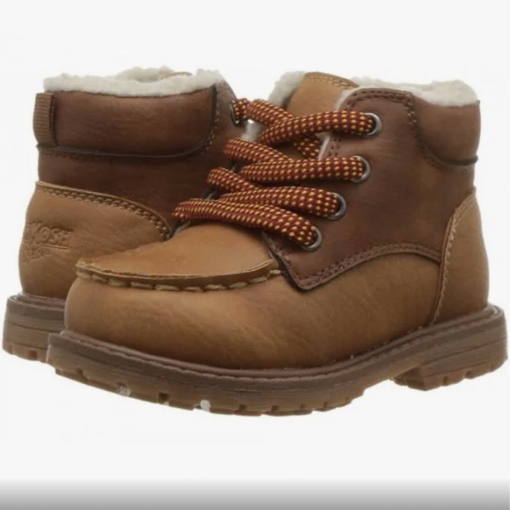 OshKosh B’Gosh Toddler Lace-up Brown Boots size 8